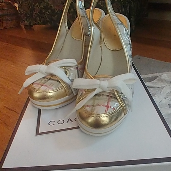 Coach Shoes - Coach Emilanna wedges